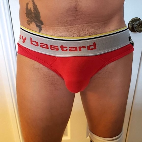 Buckler Sexy Bastard Red Brief - Picture 4 of 14